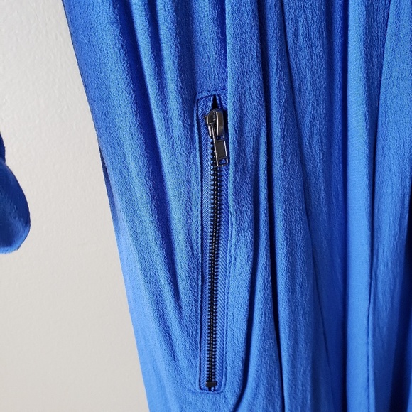 Anthropologie Maeve blue fitted shirt dress - Picture 3 of 5